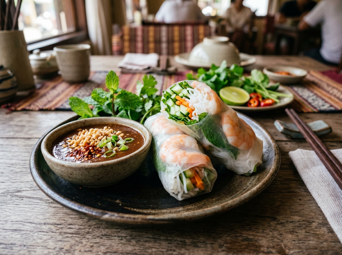 Khmer Fresh Spring Rolls
