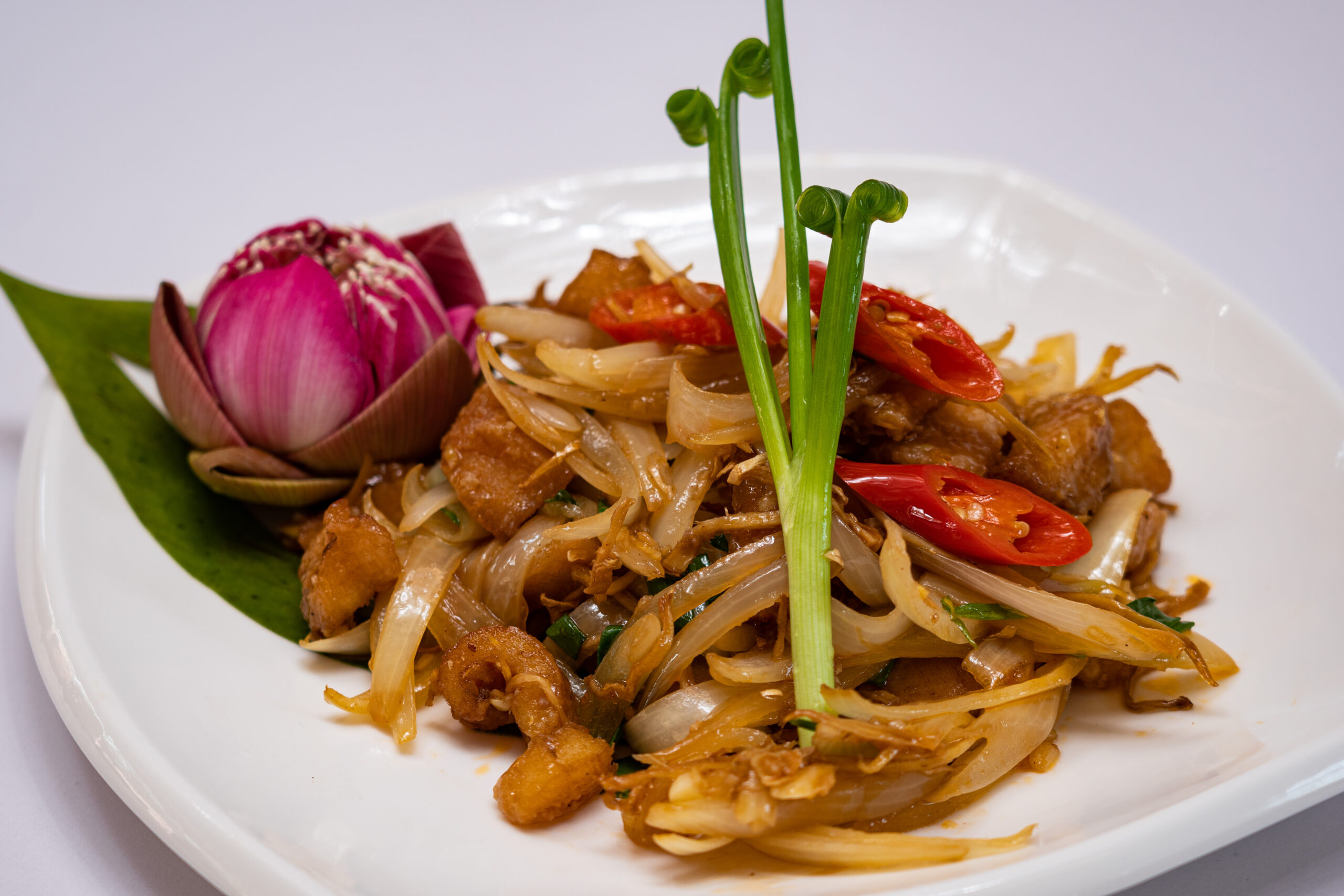 Char knhgey Sach Trey- Stir-Fried Ginger with Fish