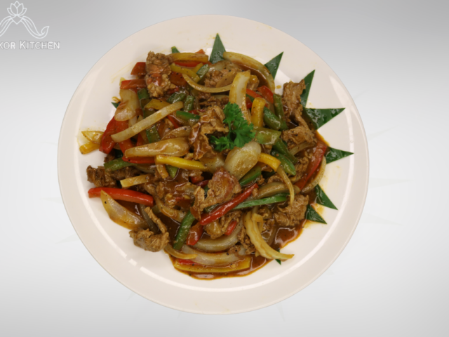 Char​​ sach kor mrech​ kmouth-STIR-FRIED BEEF WITH BLACK PEPPER
